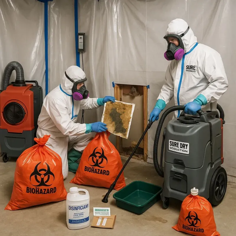 Contaminated Water Handling Protocols process in Gail, TX