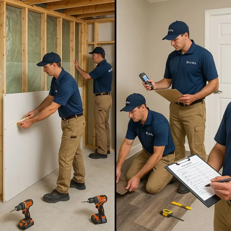 Repairs and Reconstruction process in Gail, TX